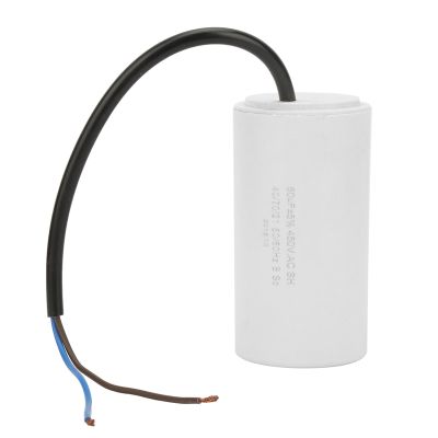 Dianz CBB60 Motor Run Capacitor, 300 V, 60 µF, with Wire Leads