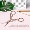 Vintage Stainless Steel Crane-Shaped Embroidery Scissors view 2
