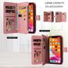 TQmchun Flip Case for Oppo Realme 12 Pro Plus, Pink view 2