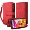 TQmchun Flip Case for Samsung Galaxy M53 5G, PU Leather Wallet Case, Red view 1