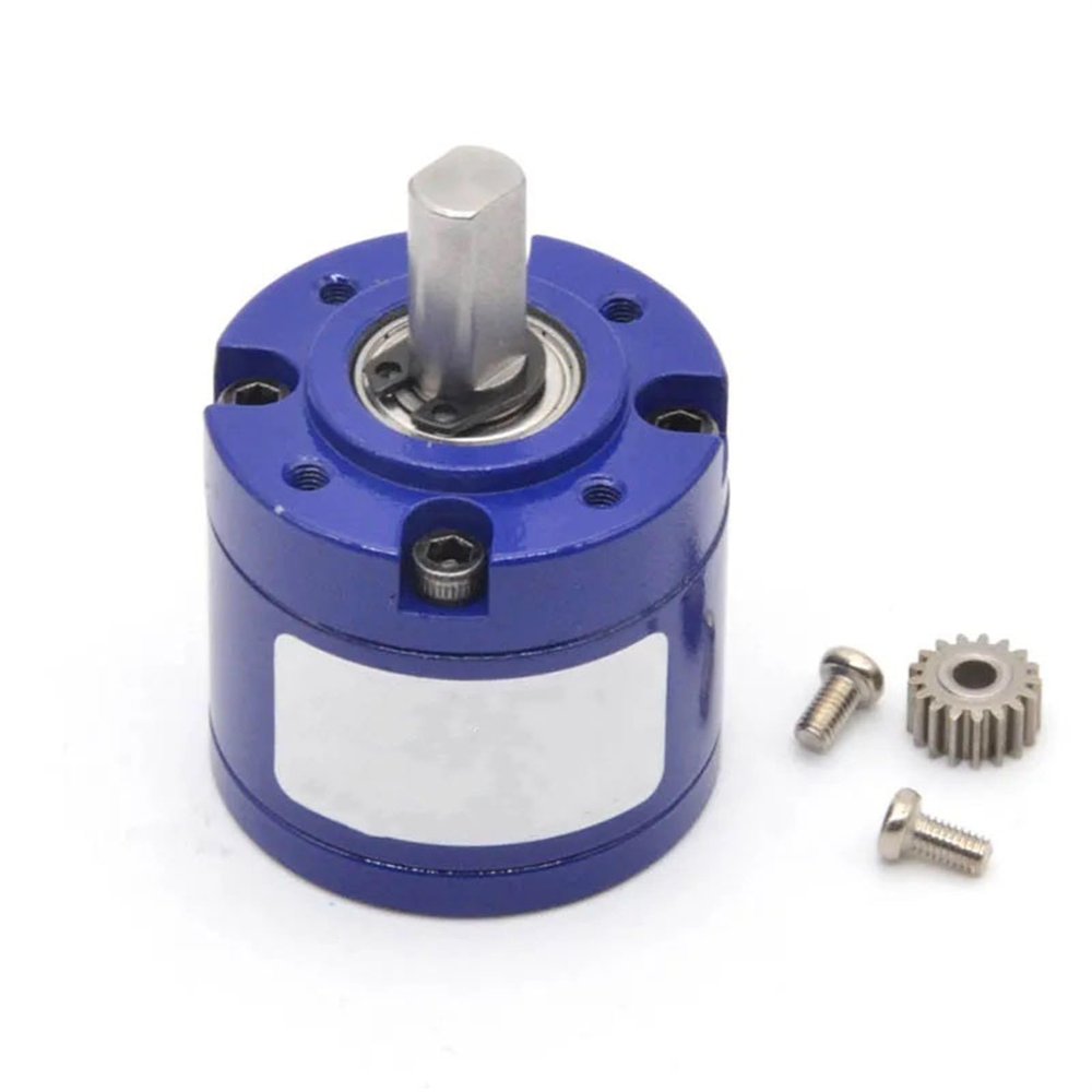 Planetary Gearbox, 36 mm Diameter, 8 mm Flat Shaft, High Torque, 3.17 mm Pinion, Metal Speed Reducer, 100:1