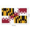 Maryland State Flag Print Yard Garden Flag for Outdoor Seasonal Decor view 3