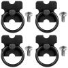 AUTUUCKEE Vintage Black Drawer Pulls and Ring Handles, 4-Pack view 2