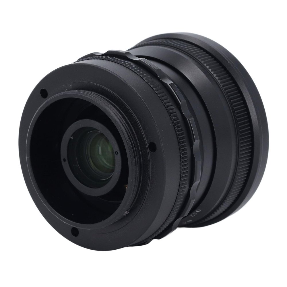 Professional 7.5mm f/2.8 Wide-Angle Aluminum Alloy Lens for Industrial Photography, Manual, Excellent Bokeh, Reduced Artistic Distortion, Immersive