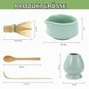 5-Piece Matcha Set with Whisk, Bowl, Spoon and Stick, Cyan view 2