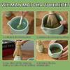 5-Piece Matcha Set with Whisk, Bowl, Spoon and Stick, Cyan view 3