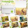 COCHIE 12-Piece Easter Card Set with Envelopes, Cute Bunny Designs, A6 Folded Greeting Cards view 2