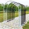 Metal Garden Arch Trellis, Large Rose Arbor for Weddings view 2
