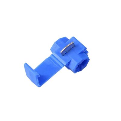 Wire Connector That Does Not Damage Cable Insulation, Crimping Quick Connector Electrical Terminals (Blue, One Size)