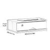 Rustic Solid Wood Desk Organizer with Lockable Drawers view 2
