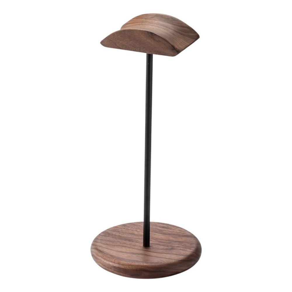 Asuinxurr Solid Black Walnut Headphone Stand