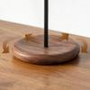 Asuinxurr Solid Black Walnut Headphone Stand view 4