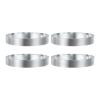 QUARKZMAN 4-Piece 12 cm Stainless Steel Cake Rings view 1