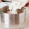 QUARKZMAN 4-Piece 12 cm Stainless Steel Cake Rings view 4