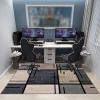 Chair Mat for Hard Floors and Carpets, 100 x 160 cm view 2