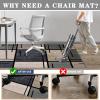Chair Mat for Hard Floors and Carpets, 100 x 160 cm view 4