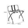 GOOPEEG Stainless Steel Folding Luggage Rack view 2