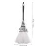 TOYANDONA White Lace Feather Duster with Fine Tip for Cosplay and Witch Parties view 2