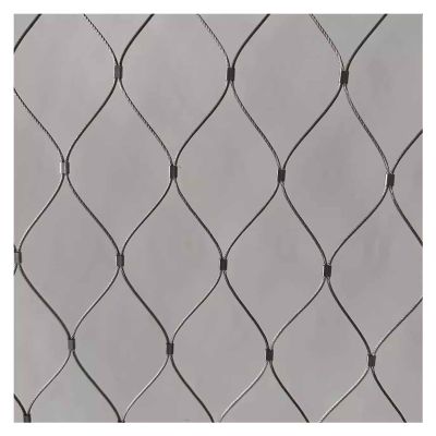 DTVEW 304 Stainless Steel Cable Net, Flexible Cable Railing Net, 8 cm/1.5 mm Plant Climbing Mesh, Garden Boundary Fall Protection and Anti-Theft Fence (1.2 x 16 m)
