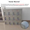 MZZKFC Cell Phone Locker for Schools, Hospitals, Factories and Cinemas, 2–6-Tier Phone Storage Cabinet with Card Slots and Key Locks, Holds 6–30 Phones (20.9 x 34.6 in) view 3