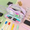 Large-Capacity Pencil Case for Girls with 3 Compartments view 2