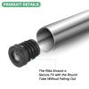 M METERXITY 4-Pack M8 Threaded Inserts for Round Tubes, 3/4" (19 mm) OD view 2
