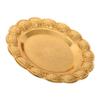 Alipis Round Gold Iron Tray for Jewelry and Small Items view 1