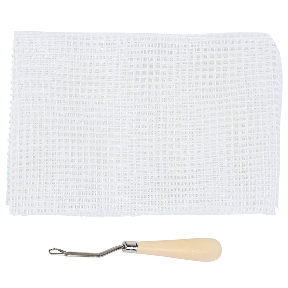 HAOHIZE Rug-Making Mesh Canvas Set, 50 x 50 cm