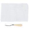 HAOHIZE Rug-Making Mesh Canvas Set, 50 x 50 cm view 1