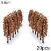 Diorama Trees, 8.5 cm, Train Layout Model, Flowering Trees, 20 pcs view 3