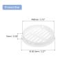 QUARKZMAN 16-Pack 80 mm Round Plastic Vent Grilles, White view 2