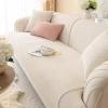 Generic Sofa Cover, Sofa Protector for 2-, 3-, 4-Seater and L-Shaped Sofas, Non-Slip Sofa Cover (White, 110 × 180 cm) view 1