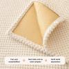 Generic Sofa Cover, Sofa Protector for 2-, 3-, 4-Seater and L-Shaped Sofas, Non-Slip Sofa Cover (White, 110 × 180 cm) view 3