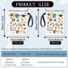 craspire Fabric Book Cover with Zipper and Extra Pocket view 2