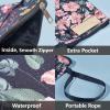 craspire Fabric Book Cover with Zipper and Extra Pocket view 3