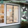 WENT No-Drill Window Insect Screen 105 x 125 cm, Black view 4