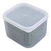 Gettimore Food Storage Container with Integrated Strainer for Various Foods (Green) view 1