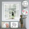 WENT Window Fly Screen Without Drilling, 60 x 120 cm, White view 3