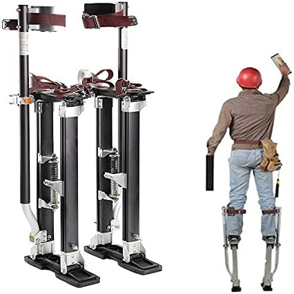 Adjustable Aluminum Work Stilts for Painters and Drywall Installers