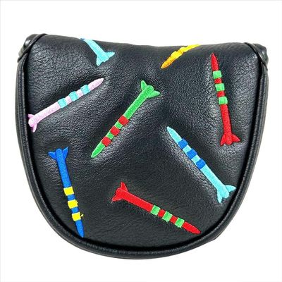 Okeeyseda Magnetic PU Mallet Putter Cover, Black