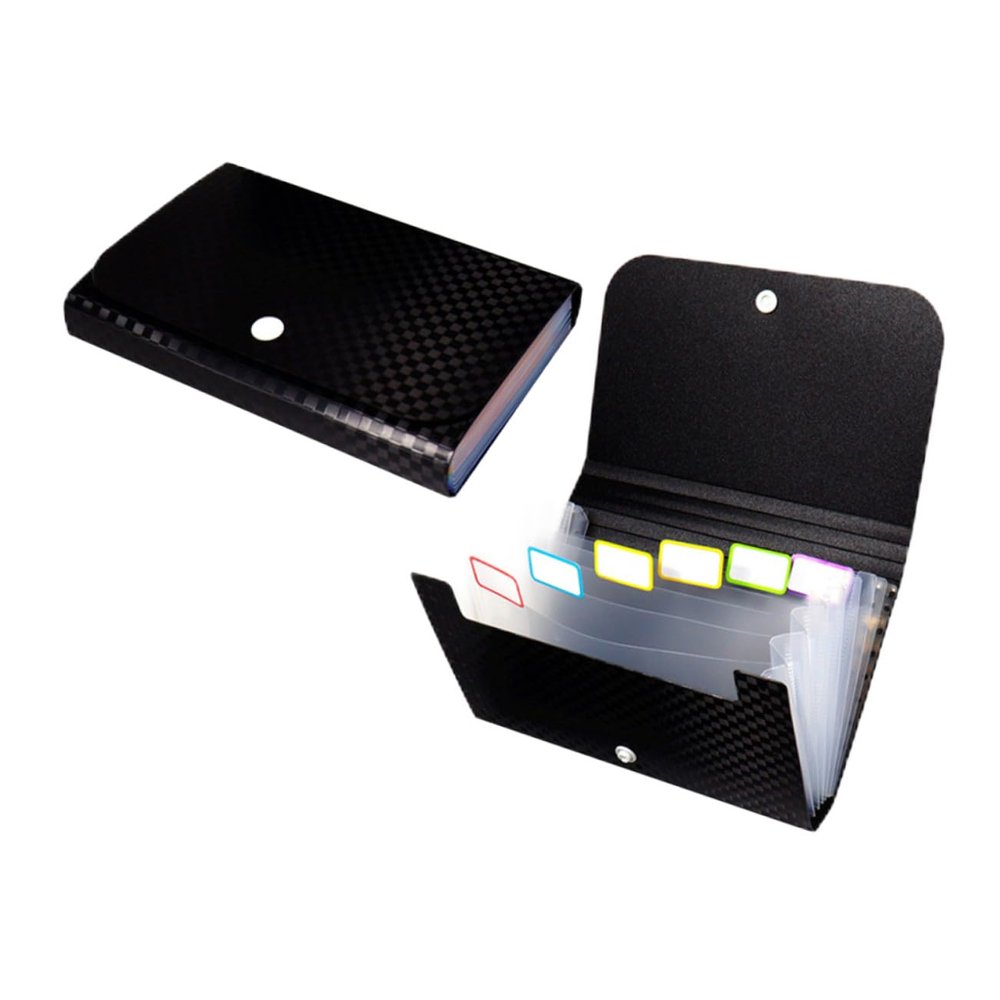 Small Document Folders, 2-Pack, PP, Multilayer