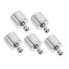 MUCKLILY 5-Piece 10 g Steel Calibration Weight Set, Silver Chrome-Plated view 1