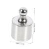 MUCKLILY 5-Piece 10 g Steel Calibration Weight Set, Silver Chrome-Plated view 2