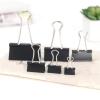 Bulldog Foldback Clips 51, 41, 30, 25, 19 mm, Black Metal Binder Grip Clips (19 mm, 5 pcs) view 3