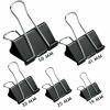 Bulldog Foldback Clips 51, 41, 30, 25, 19 mm, Black Metal Binder Grip Clips (19 mm, 5 pcs) view 4