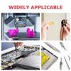 Okeeyseda 120-Piece M3 × 5.7 mm, OD 4.6 mm Knurled Brass Threaded Insert Set for 3D Printers view 2