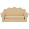 Gecheer 2-Seater Children's Sleeper Sofa, Cream Plush view 3