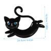 Wall-Mounted Cat-Shaped Towel Holder with Suction Cup for Bathroom view 2