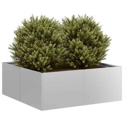 Gecheer Galvanized Steel Planter 80 x 80 x 30 cm