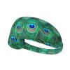 Sweatband Headband with Peacock Pattern, Non-Slip for Outdoor Sports and Workouts view 1